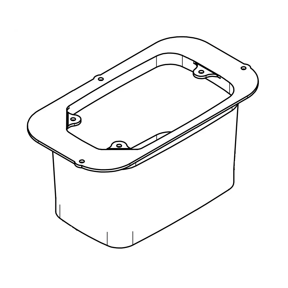 Air Conditioner Duct Collar; With Faric Duct/ Screws And Double Sided Tape - COL9330A4531